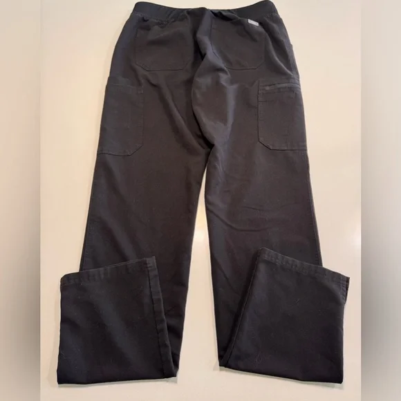 Figs Yola Skinny Scrub Pant 2.0 Size Medium/Tall Black Nurse Medical - Picture 2 of 11